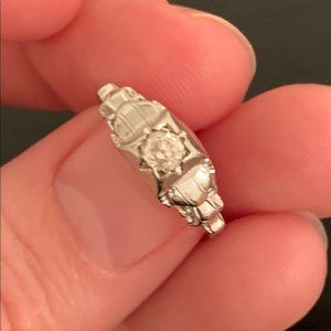 1930s 14k Diamond Ring